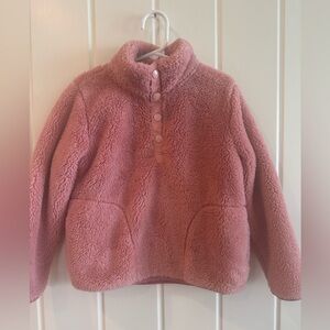 crewcuts Cozy Pink Fleece Pullover